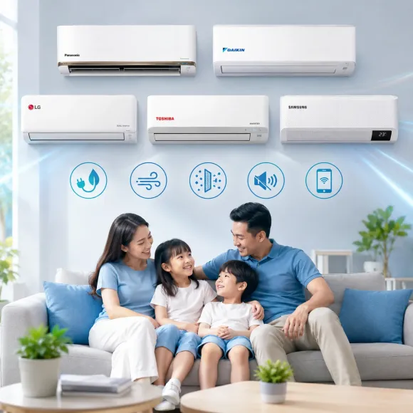 Top Những Mẫu Máy Lạnh Đáng Mua Nhất Cho Gia Đình Trong Năm 2026