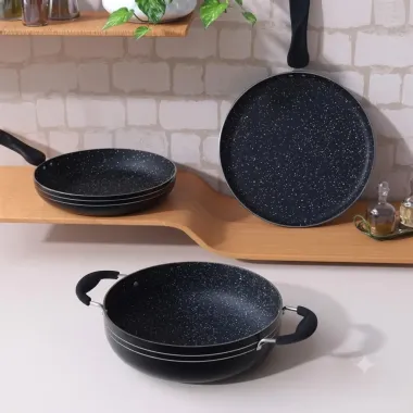 Chảo cạn vân đá 26cm EVDF-26IH