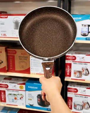 Chảo từ nhôm vân đá Kipor
