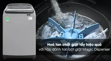 Máy giặt Samsung Inverter 8.5 kg WA85T5160BY/SV