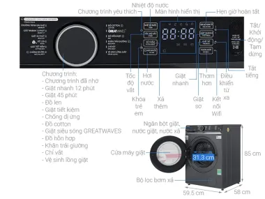 Máy giặt Toshiba 10kg