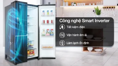 Tủ lạnh LG Inverter 635 lít Side By Side GR-D257WB