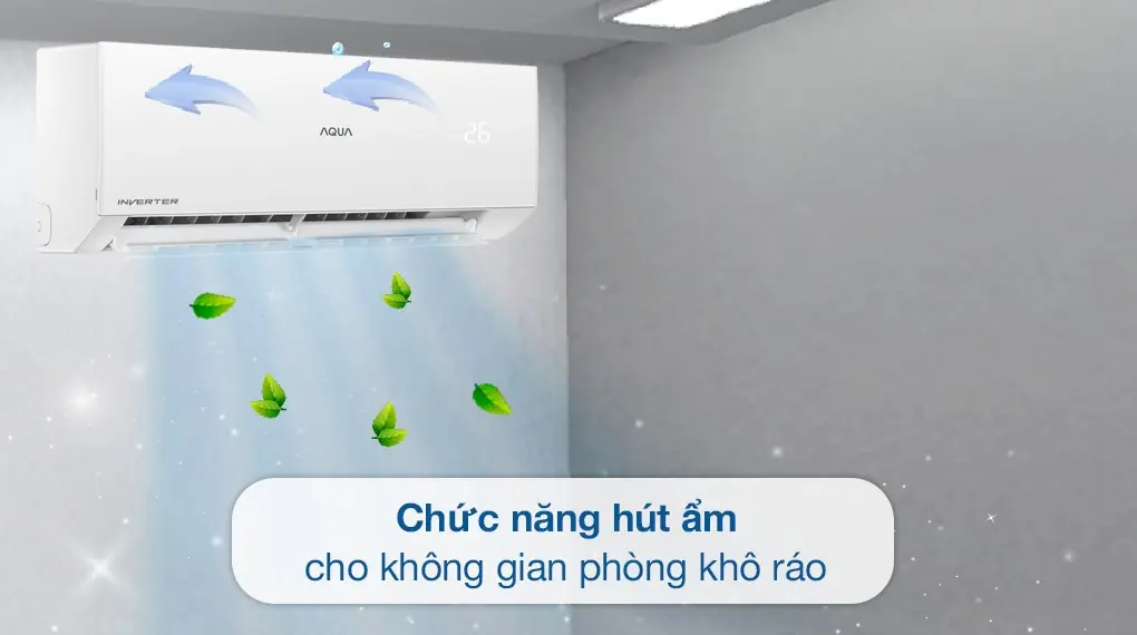 Máy lạnh AQUA Inverter 1.5 HP AQA-RV13QA2 - Tiện ích Máy lạnh AQUA Inverter 1.5 HP AQA-RV13QA2